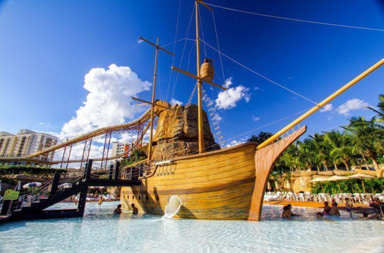 Piazza Diroma - Cortesia Park Diroma, Splash E Slide Caldas Novas Exterior foto