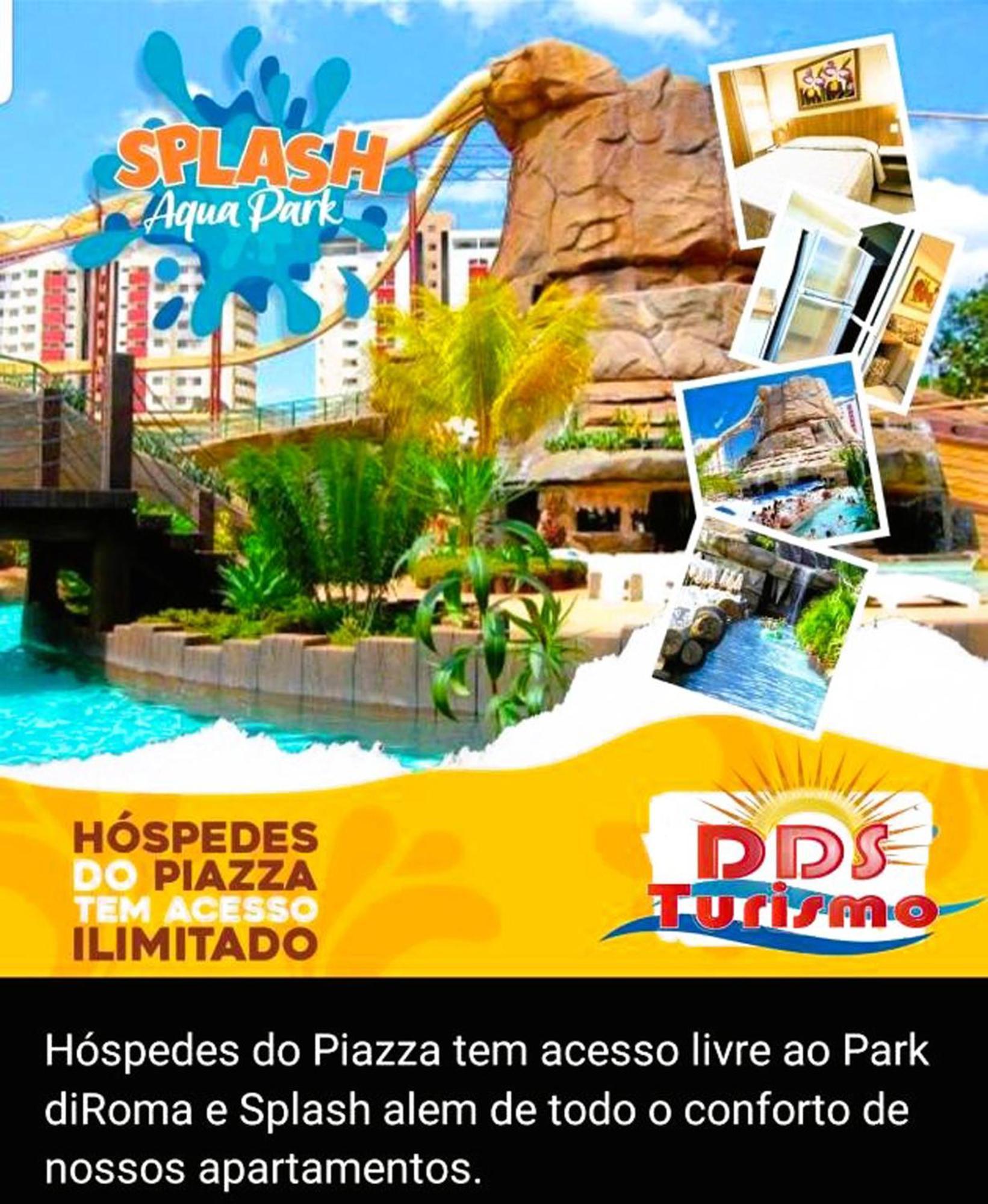 Piazza Diroma - Cortesia Park Diroma, Splash E Slide Caldas Novas Exterior foto